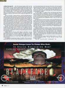 Page 92 of the July 1997 issue of Rap Pages magazine featuring Hieroglyphics.